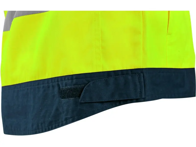 Blůza CXS HALIFAX, výstražná se síťovinou, pánská, žluto-modrá, vel. 52